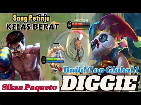 Top Global Paquito Sangat Tersiksa Sekali Lawan Diggie Full Item Magic