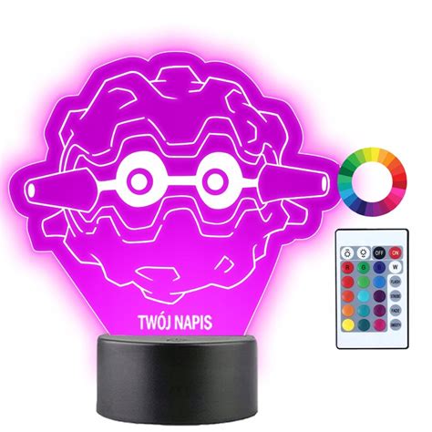 Lampka Na Biurko Statuetka Led Anime Pokemon Forretress Grawer Tw J