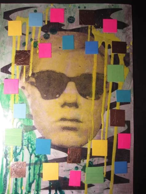 ORIGINAL POP ART Andy Warhol Portrait Collage Street Art Graffiti Mr ...