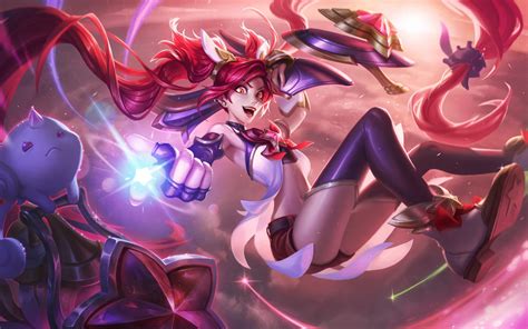 Papel De Parede Fantasia Arte Anime Magia Jinx League Of Legends