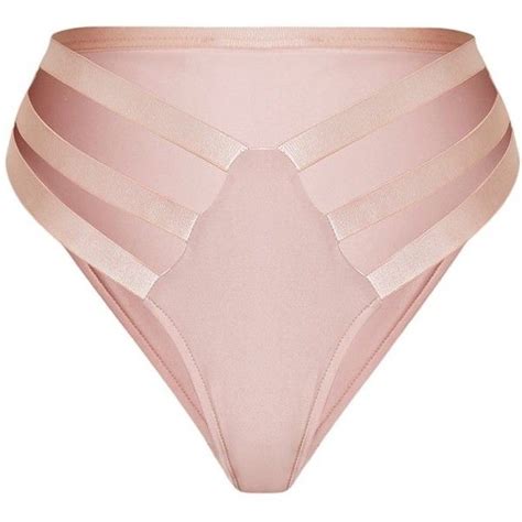 Jenna Pink Multi Strap Bikini Bottoms 21 Liked On Polyvore Featuring Swimwear Bikinis