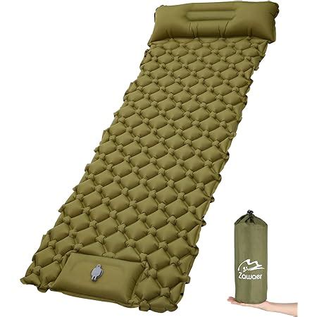 HiiPeak Matelas Camping Matelas Gonflable Avec Oreiller Tapis De