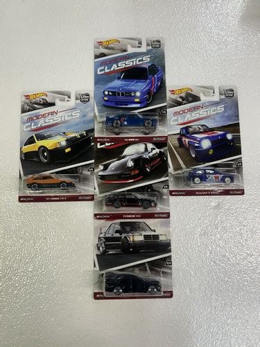 2017 Hot Wheels PREMIUM Car Culture Modern Classics Complete Set Of