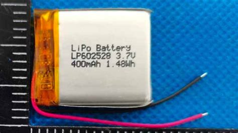 Lp Mah V Lithium Polymer Battery With Protection Circuit