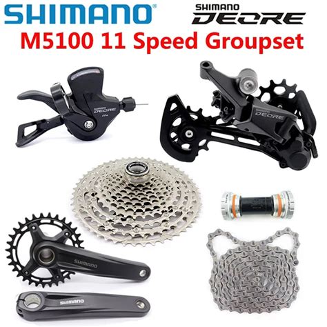 Shimano Deore M5100 11 Speed Groupset Mtb Mountain Bike 11v Shifter