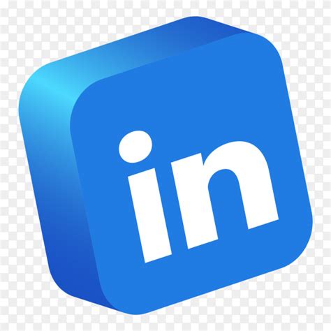 LinkedIn Logo 3D