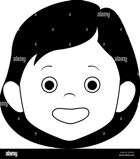 Cartoon Girl Face Icon Flat Design Stock Vector Image And Art Alamy