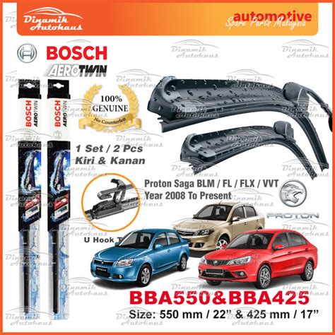 Proton Saga Blm Fl Flx Vvt Car Front Windscreen Wiper Size