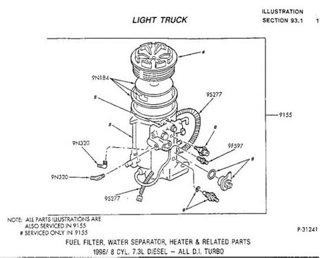 7 3 Powerstroke Fuel System Diagram Idi 1994 1997 7 3 Obs E