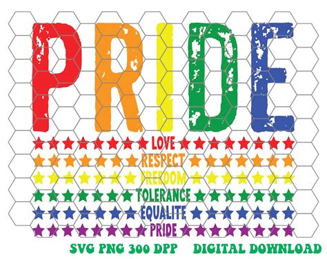 Retro Pride Svg Png LGBT Svg Png Gay Pride Svg Png Gay Svg Rainbow Svg Png Gay Pride Shirt