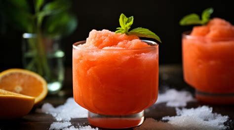 Premium Ai Image Homemade Frozen Aperol Spritz Slushy