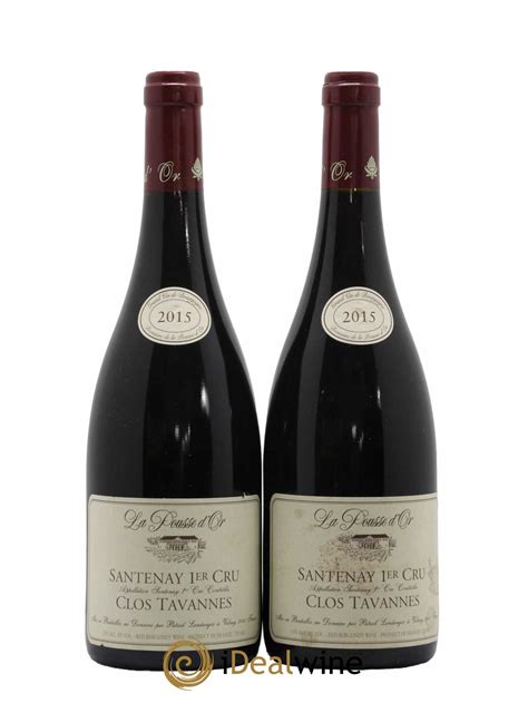 Acheter Santenay 1er Cru Clos Tavannes La Pousse D Or Domaine De 2015