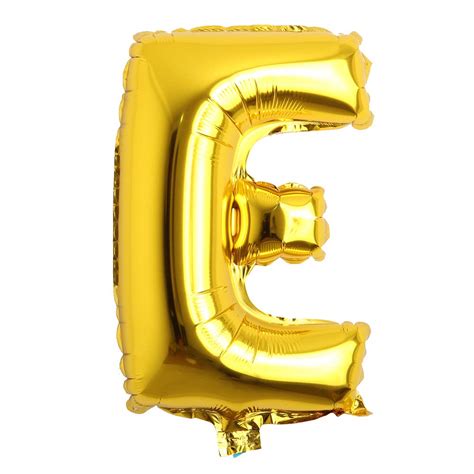 Inch Letter Balloon Oif Gold Alphabet Number Balloons Foil Mylar