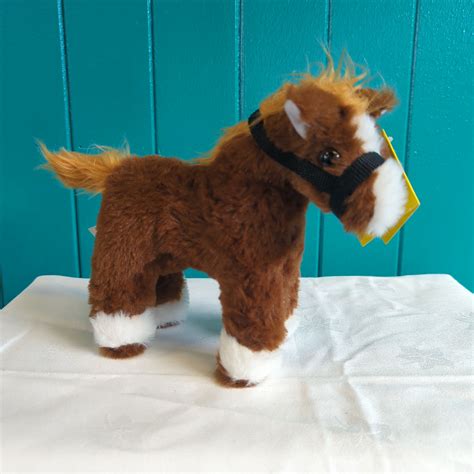 Horse Soft Toy - Dark Brown | Buy & Shop Online at Ferne Animal Sanctuary