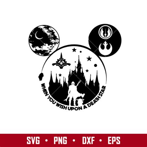 Mickey Mouse Star Wars Svg Mickey Ears Svg Star Wars Svg Inspire