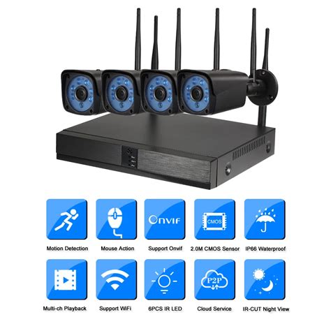 Ch Channel Hd Wifi Nvr Network Video Recorder Pcs Megapixels