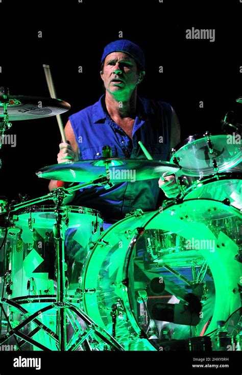 Chad Smith Of The Red Hot Chili Peppers During Their Tour At The Pnc Arena In North