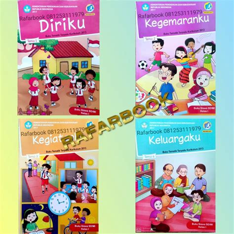 Jual Buku Tematik Kelas 1 Tema 12345678 Shopee Indonesia