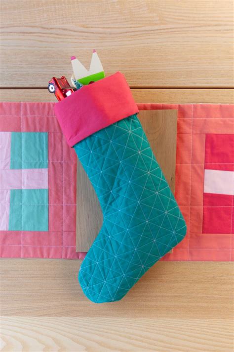 Free Last-Minute Quilted Christmas Stockings Pattern