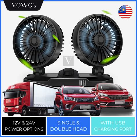 VOWG S 12V 24V Car Truck Lorry Single Double Headed 360 Degree Strong