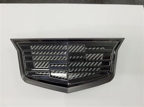 CADILLAC CT4 SPORT AND CT4V 2020-2025 FRONT GLOSS BLACK WITH CARBON ...