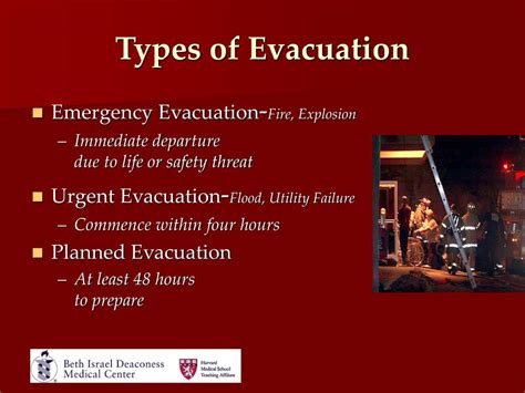 Evacuation Types