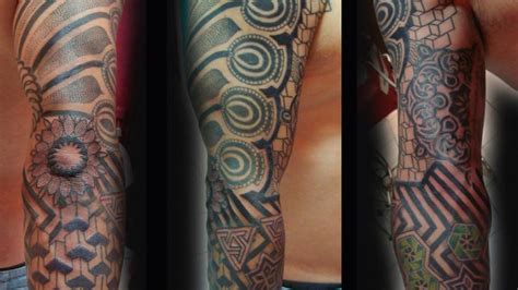 Tatuaje Del Artista Mexicano Rene Pacheco Tatuaje En Todo El Brazo