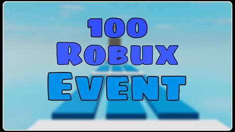 First To Finish The Obby Wins 100 Robux Event Video Youtube