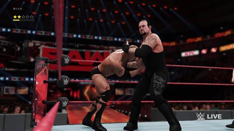 Wwe 2k18 The Rock Vs The Undertaker Youtube