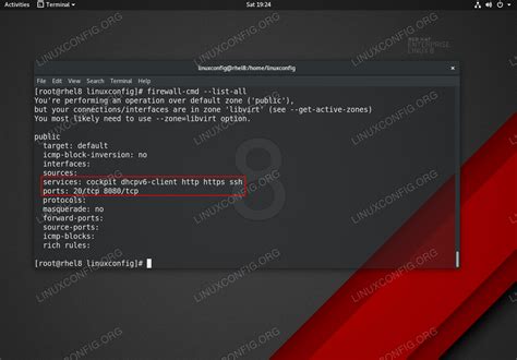 How To Check Open Ports On RHEL 8 CentOS 8 Linux LinuxConfig