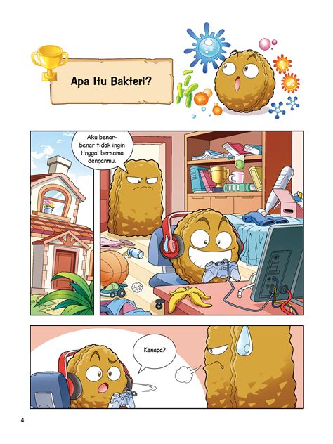 Komik Sains Plants Vs Zombies Bakteri Dan Virus