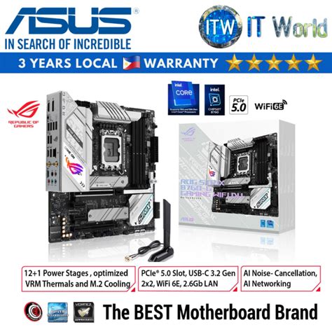 ITW Asus Rog Strix B760 G Gaming WiFi MATX LGA1700 DDR4 Motherboard