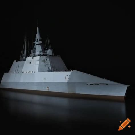 Modern Naval Stealth Warship