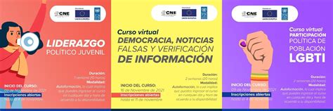 PNUD apoya al CNE con cursos virtuales para promover la participación