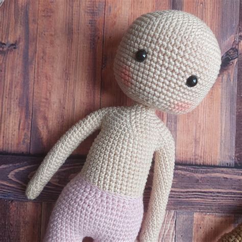 Crochet Doll Base Pattern Amigurumi Doll Body Pattern Etsy