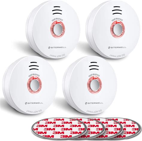 Buy SITERWELL Smoke Detector 10 Year Fire Alarm Smoke Detector With