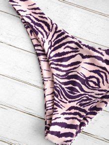 ZAFUL Zebra Print Underwire Bikini Set In PURPLE AMETHYST ZAFUL 2023