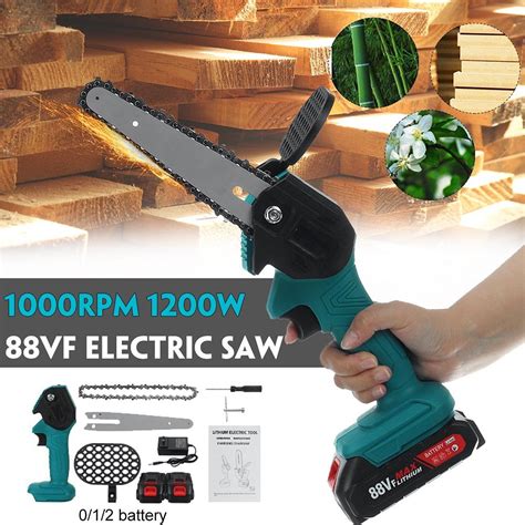 88VF 6-дюймовая мини-электрическая пила, бензопила, садовая ...