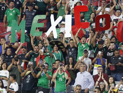 Mexican Soccer Fans Cheering