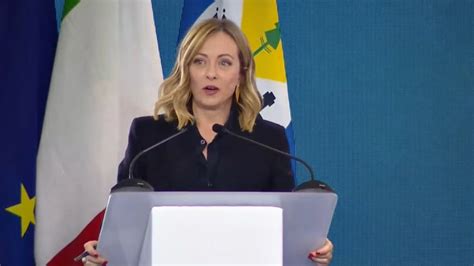 Meloni In Calabria La Premier A Gioia Tauro Per La Firma Dellaccordo