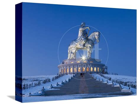 mongolia tov province tsonjin boldog   tall statue  genghis