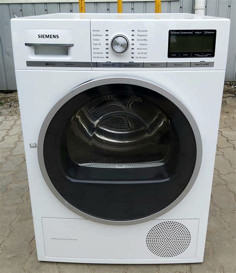 Топовая сушильная машина Siemens iQ800 WT47Y701 iSensoric Premium ...