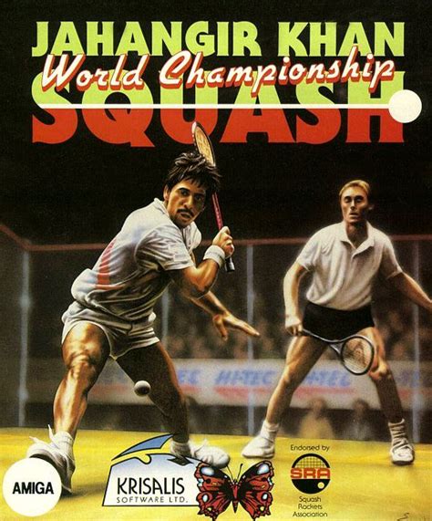 Jahangir Khan World Championship Squash (1991) Amiga box cover art ...