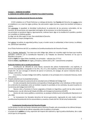 Da Os Completo Resumen Unidad Derecho De Da Os El Derecho De