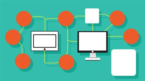 Computer Network Diagram Vector Art Icons And Graphics For Free Download