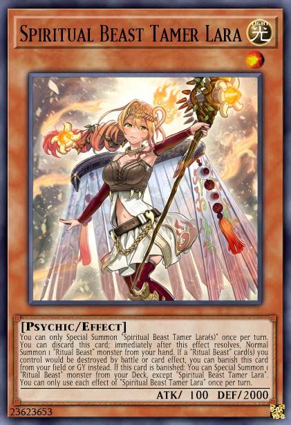 Yu Gi Oh Wiki Spiritual Beast Tamer Lara