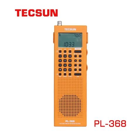 Original tecsun PL 368 portátil dsp e fm estéreo mw sw ssb banda