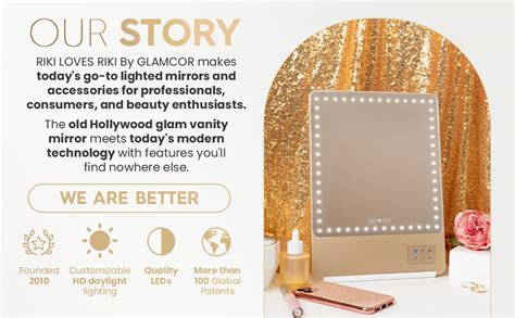 Amazon Glamcor Riki Skinny Smart Vanity Mirror With Hd Leds