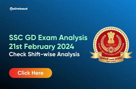 Ssc Gd Exam Analysis St February All Shifts Analysis