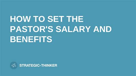 How to Set the Pastor’s Salary and Benefits - Leaders.Church